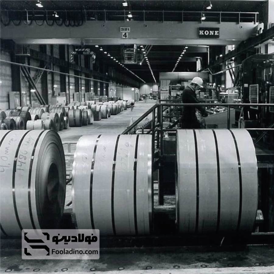 کارخانه نورد سرد تورنیو در دهه 1970